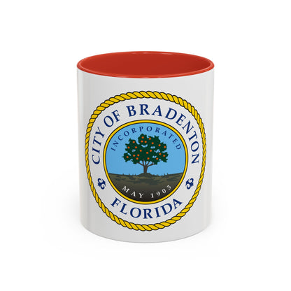 Seal of Bradenton Florida - Accent Coffee Mug