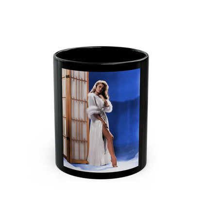 Elizabeth Montgomery #77 2 (Vintage Female Icon) Black Coffee Mug-11oz-Go Mug Yourself