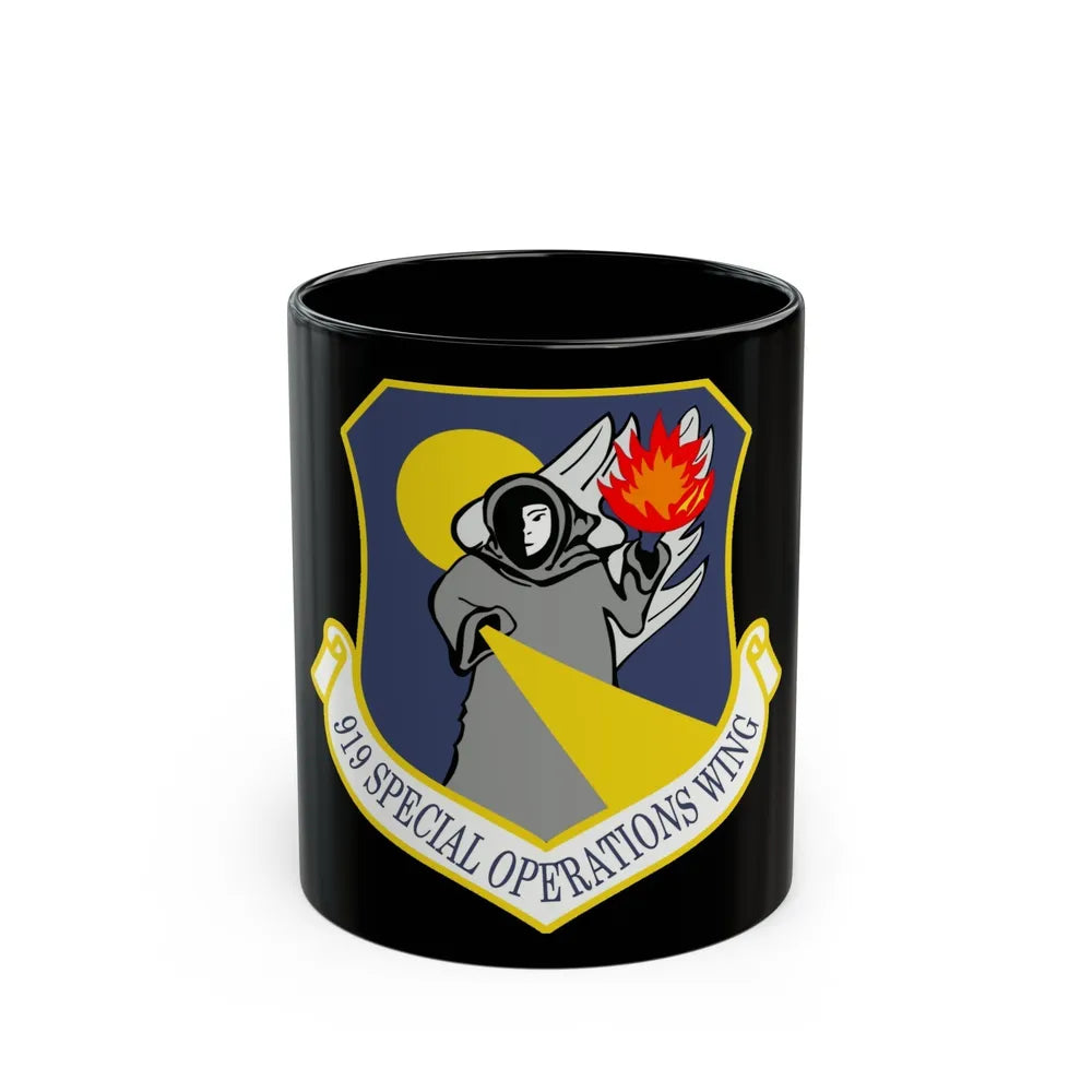 919th Special Operations Wing (U.S. Air Force) Black Coffee Mug-11oz-Go Mug Yourself