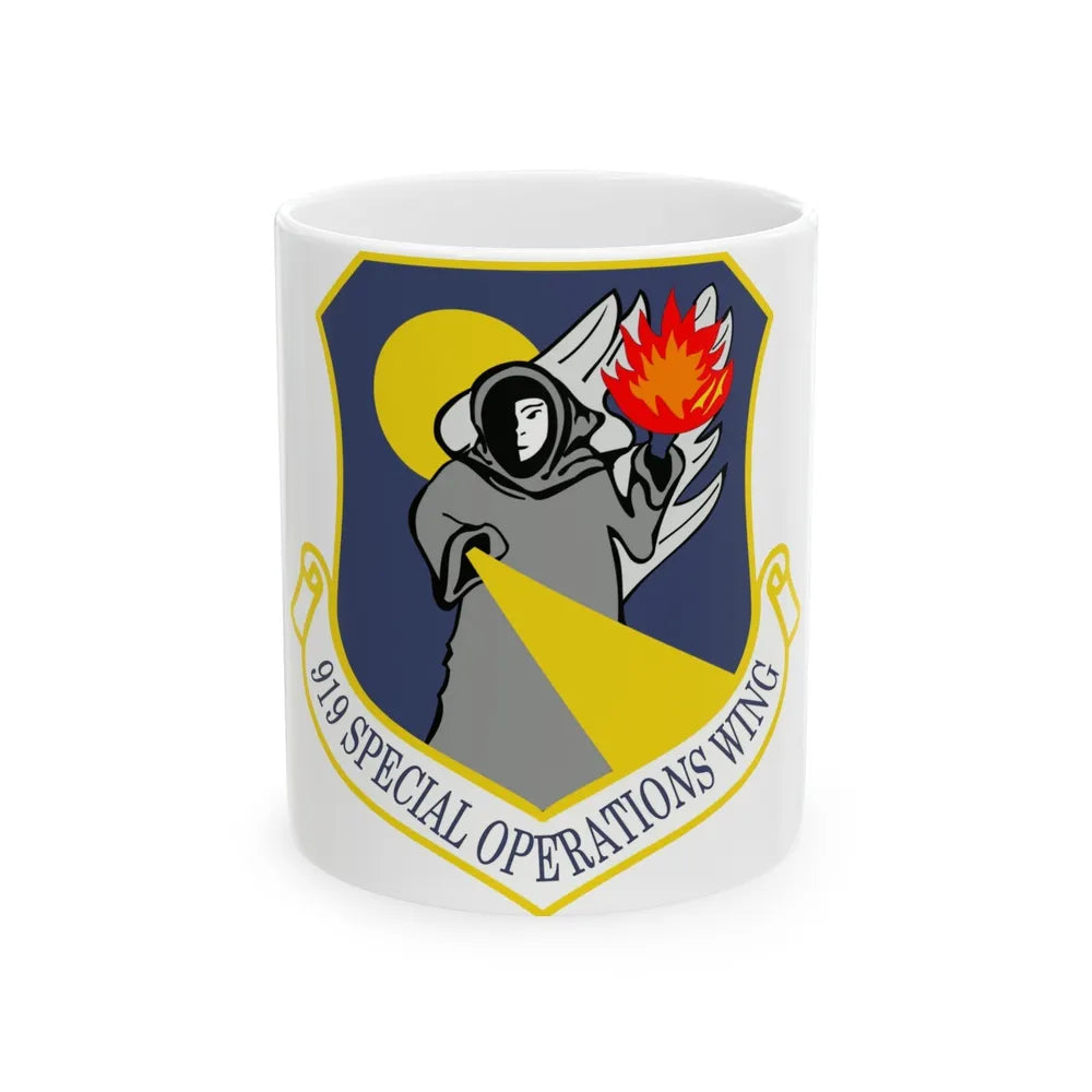 919th Special Operations Wing (U.S. Air Force) White Coffee Mug-11oz-Go Mug Yourself