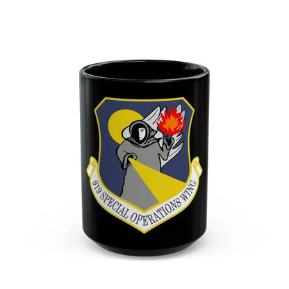 919th Special Operations Wing (U.S. Air Force) Black Coffee Mug 15oz - Go Mug Yourself