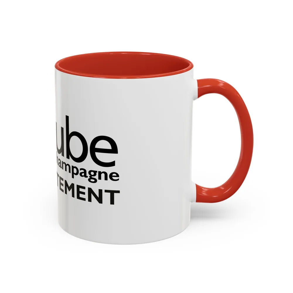 Flag of Aube France - Accent Coffee Mug-Go Mug Yourself