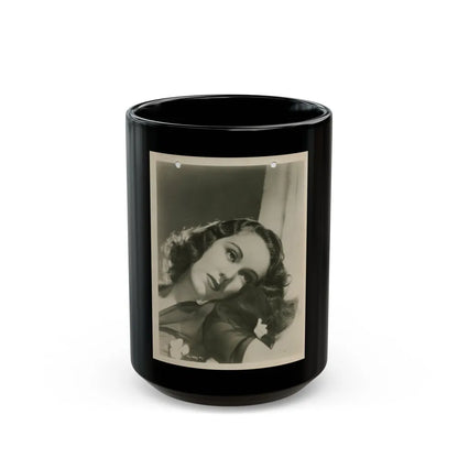 Fay Wray #165 (Vintage Female Icon) Black Coffee Mug-15oz-Go Mug Yourself