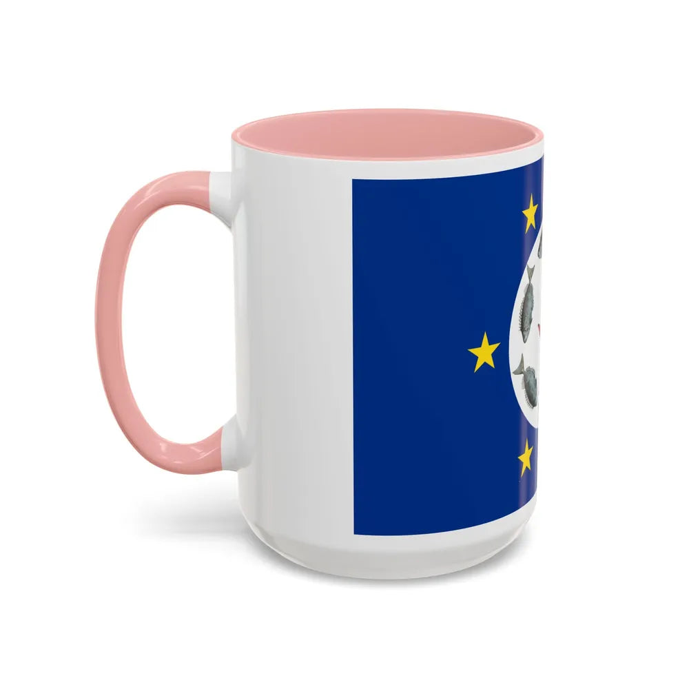 Flag of Airai Palau - Accent Coffee Mug-Go Mug Yourself