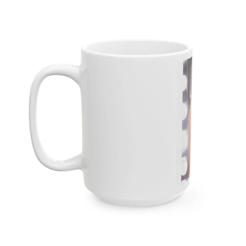 Linda Blair #235 - Partially Topless (Vintage Female Icon) White Coffee Mug-Go Mug Yourself