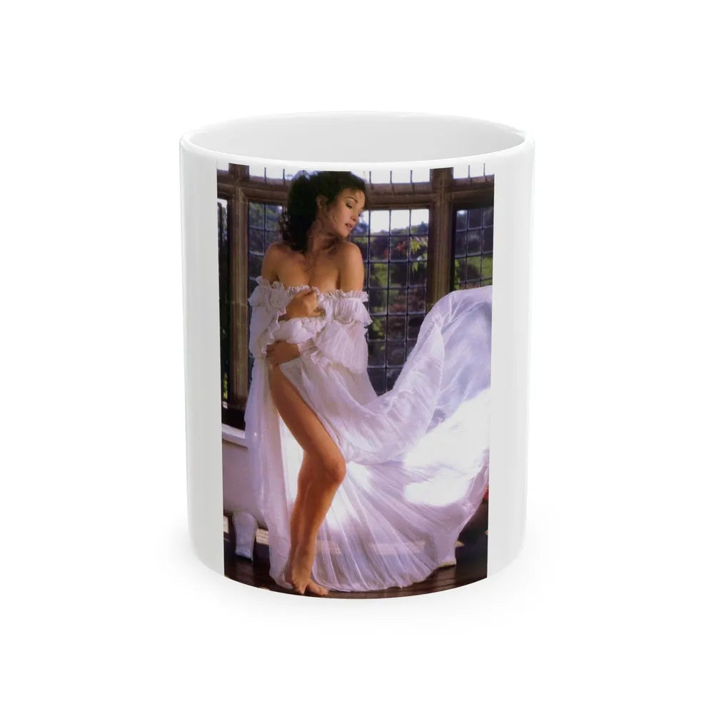 Jane Seymour #82 (Vintage Female Icon) White Coffee Mug-11oz-Go Mug Yourself