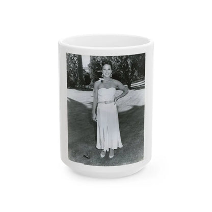 Linda Blair #285 (Vintage Female Icon) White Coffee Mug-15oz-Go Mug Yourself