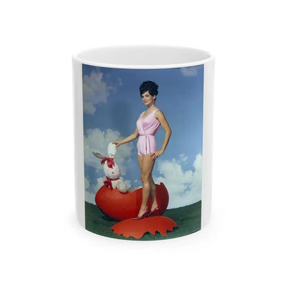 Gila Golan #43 (Vintage Female Icon) White Coffee Mug-11oz-Go Mug Yourself