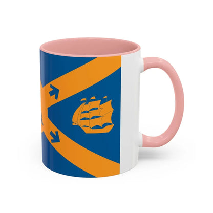 Flag of Halifax Canada - Accent Coffee Mug-Go Mug Yourself