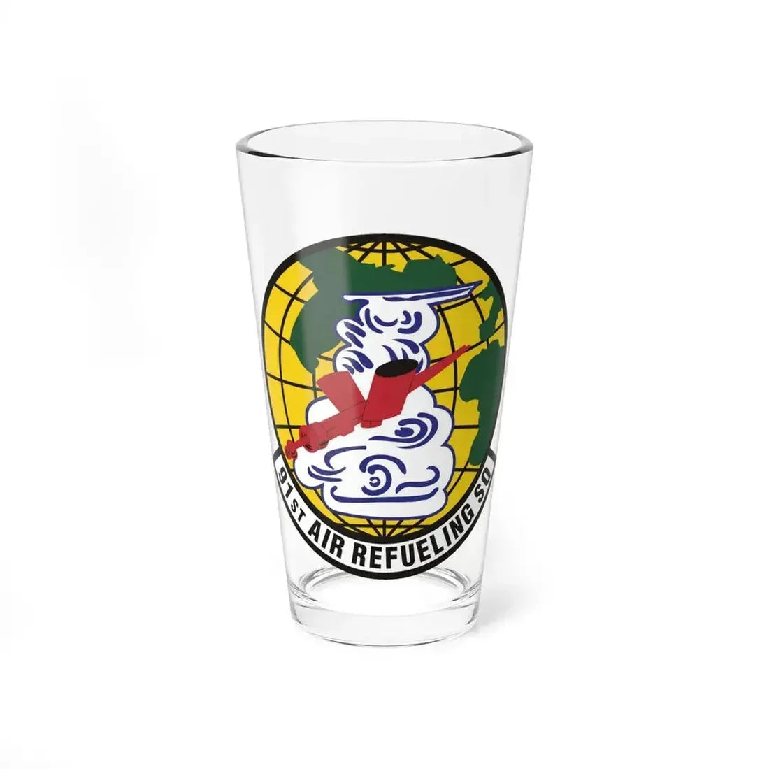 91st Air Refueling Squadron (U.S. Air Force) Pint Glass 16oz 16oz - Go Mug Yourself