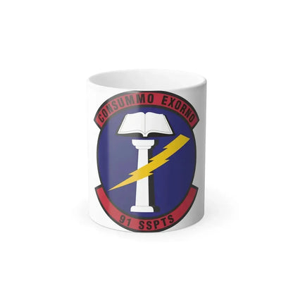 91st Security Support Squadron (U.S. Air Force) Color Changing Mug 11oz - Go Mug Yourself