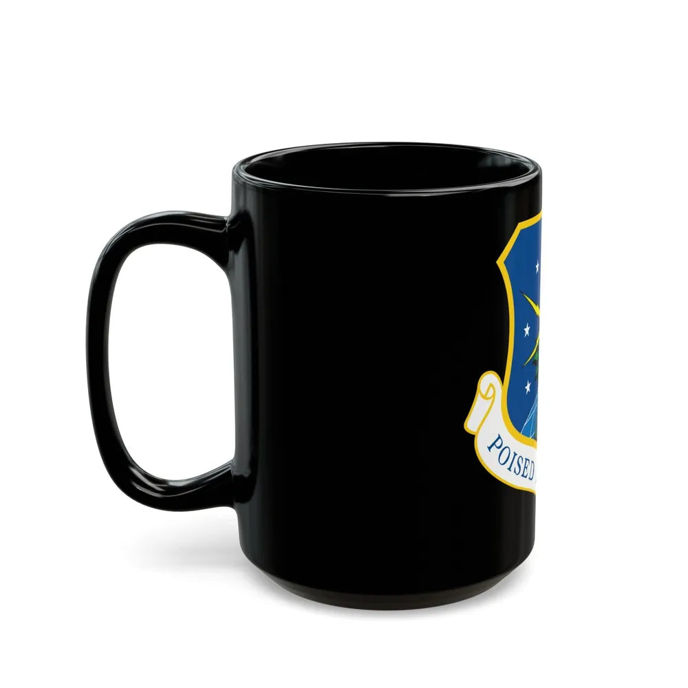 91st Space Wing (U.S. Air Force) Black Coffee Mug-Go Mug Yourself