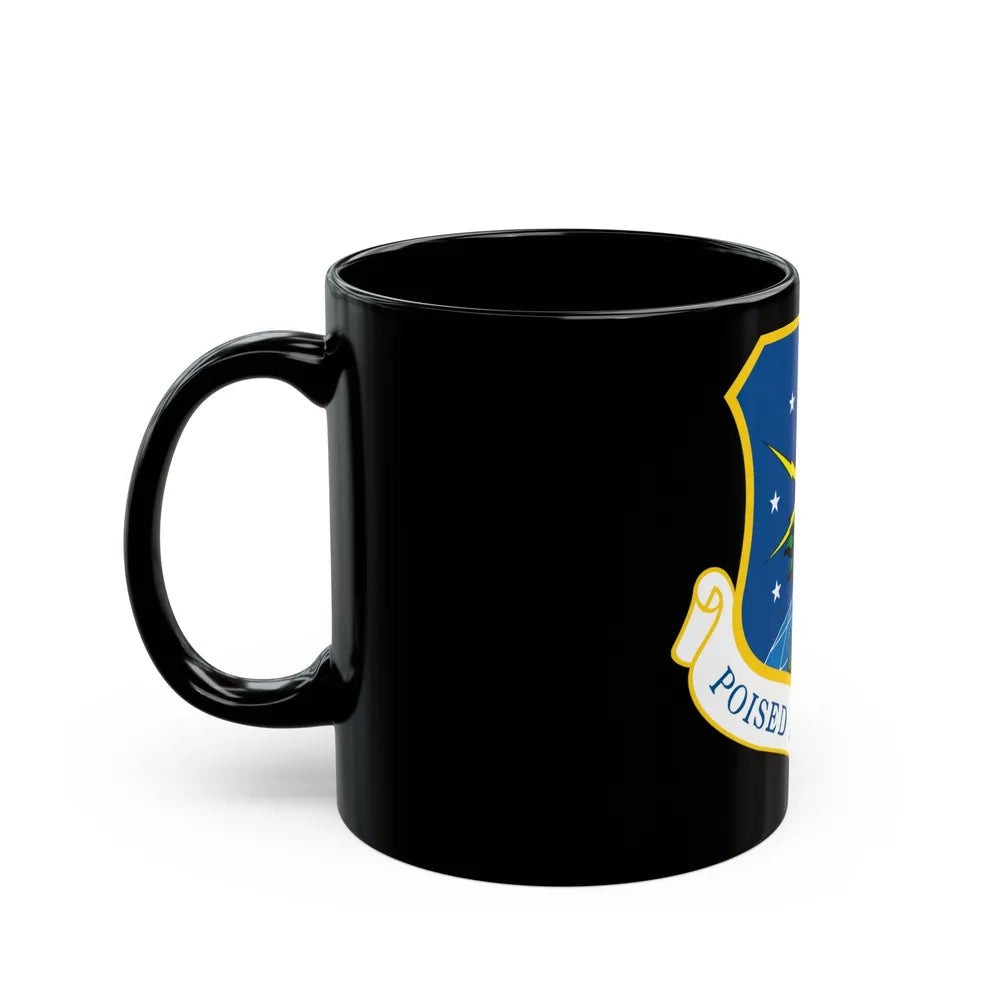 91st Space Wing (U.S. Air Force) Black Coffee Mug-Go Mug Yourself