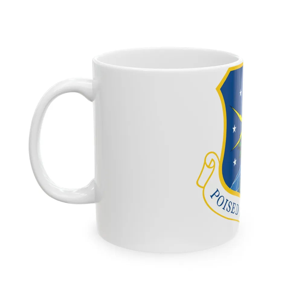 91st Space Wing (U.S. Air Force) White Coffee Mug-Go Mug Yourself