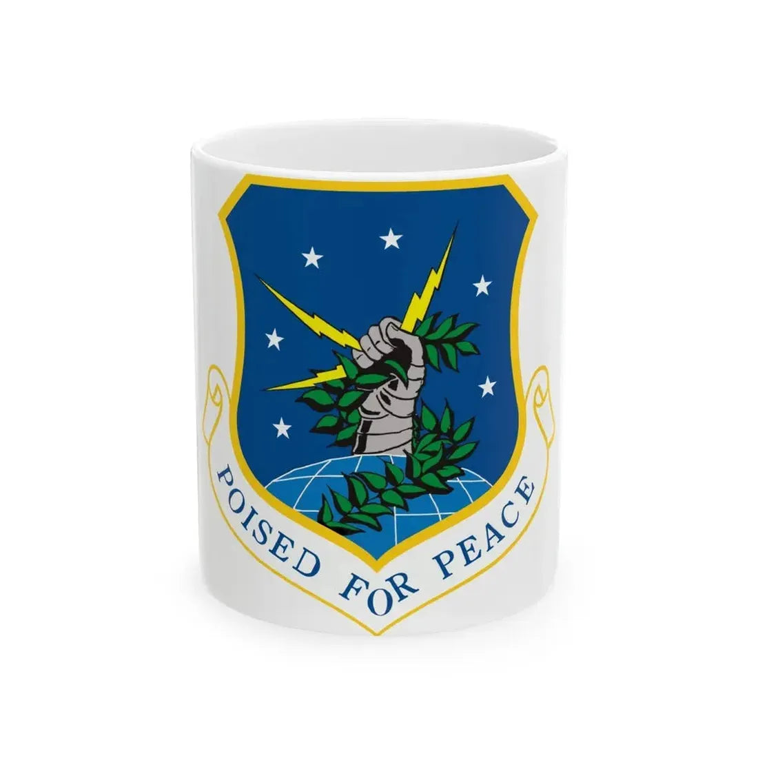 91st Space Wing (U.S. Air Force) White Coffee Mug 11oz - Go Mug Yourself