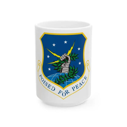 91st Space Wing (U.S. Air Force) White Coffee Mug 15oz - Go Mug Yourself