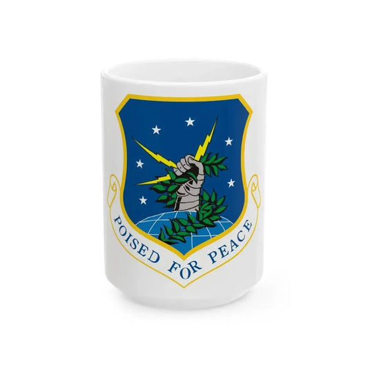 91st Space Wing (U.S. Air Force) White Coffee Mug 15oz - Go Mug Yourself