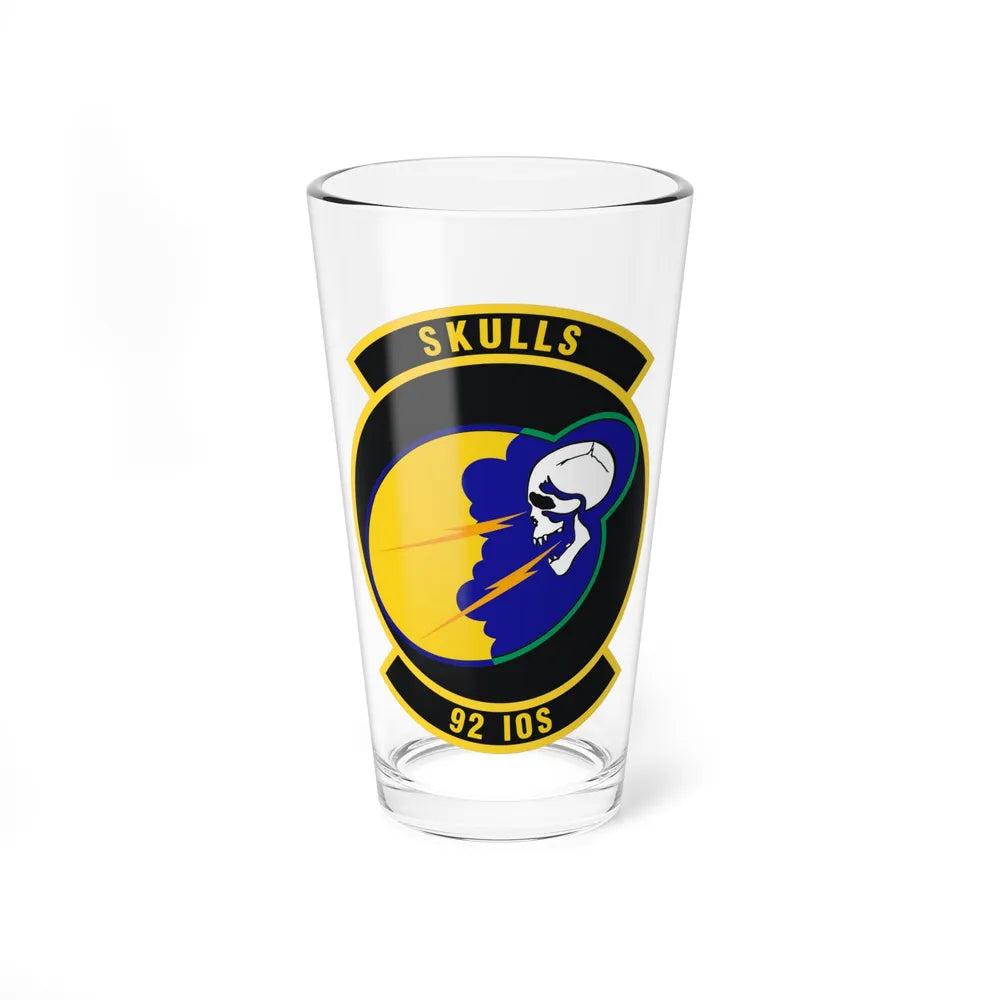 92 Information Operations Squadron ACC (U.S. Air Force) Pint Glass 16oz-16oz-Go Mug Yourself