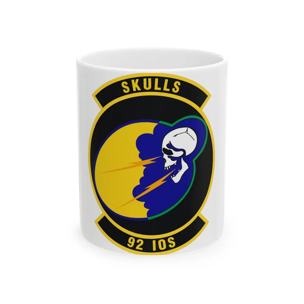 92 Information Operations Squadron ACC (U.S. Air Force) White Coffee Mug-11oz-Go Mug Yourself