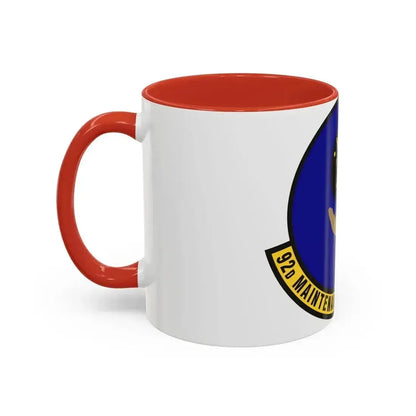 92 Maintenance Operations Squadron AMC (U.S. Air Force) Accent Coffee Mug - Go Mug Yourself