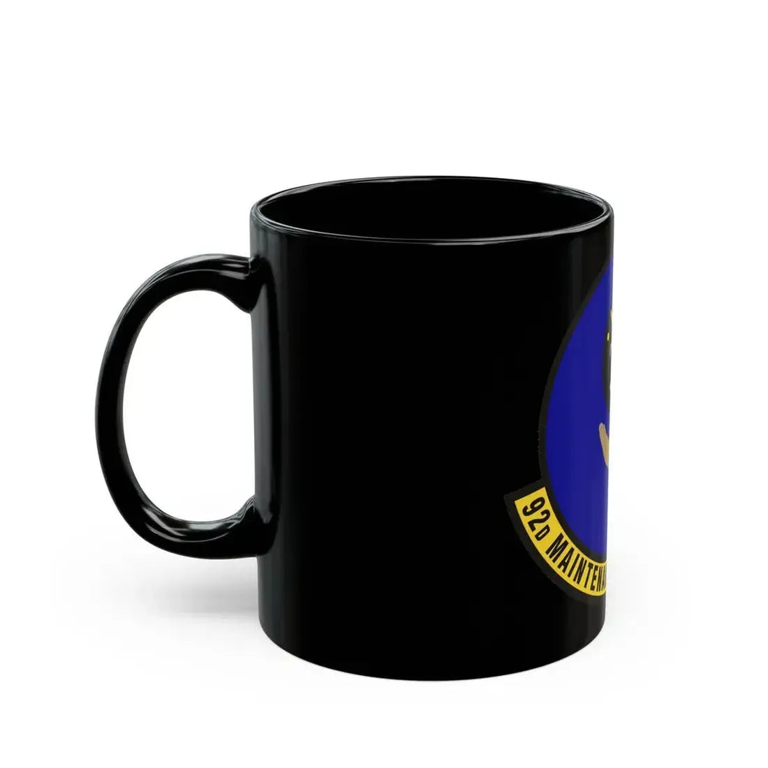 92 Maintenance Operations Squadron AMC (U.S. Air Force) Black Coffee Mug - Go Mug Yourself