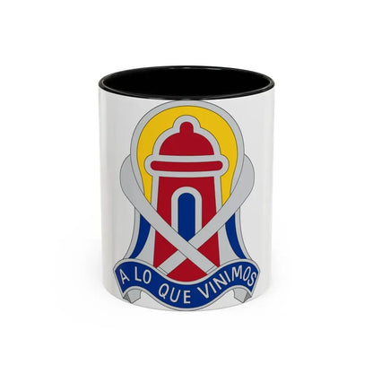 92 Military Police Brigade 2 (U.S. Army) Accent Coffee Mug 11oz Black - Go Mug Yourself