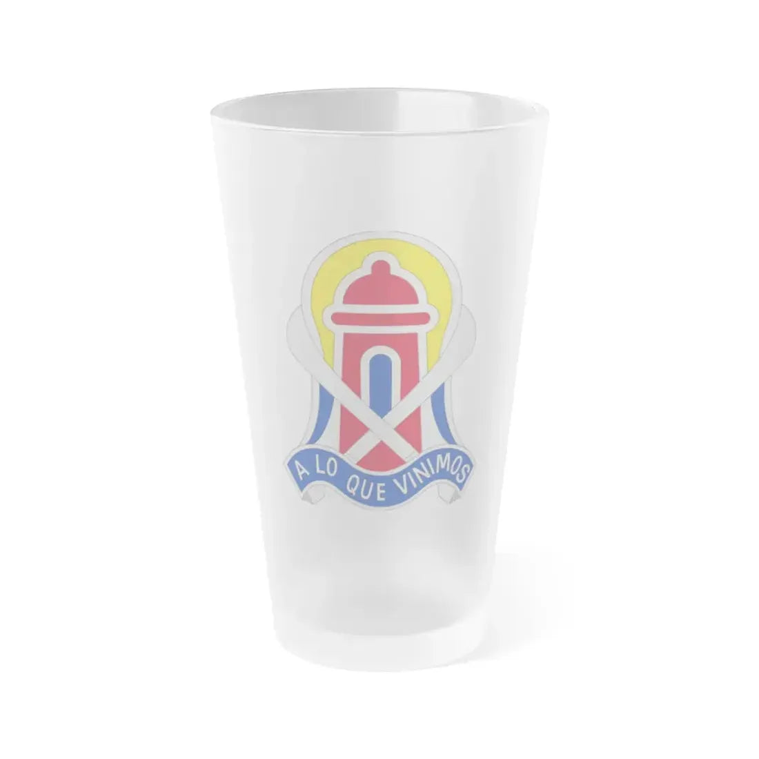92 Military Police Brigade 2 (U.S. Army) Frosted Pint Glass 16oz Default Title - Go Mug Yourself