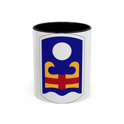 92 Military Police Brigade (U.S. Army) Accent Coffee Mug 11oz Black - Go Mug Yourself