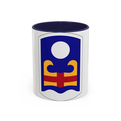 92 Military Police Brigade (U.S. Army) Accent Coffee Mug 11oz Navy - Go Mug Yourself