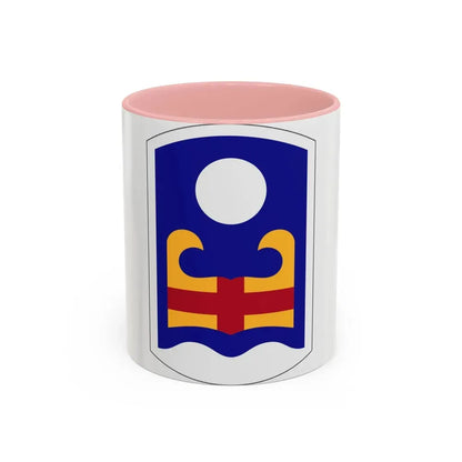 92 Military Police Brigade (U.S. Army) Accent Coffee Mug 11oz Pink - Go Mug Yourself