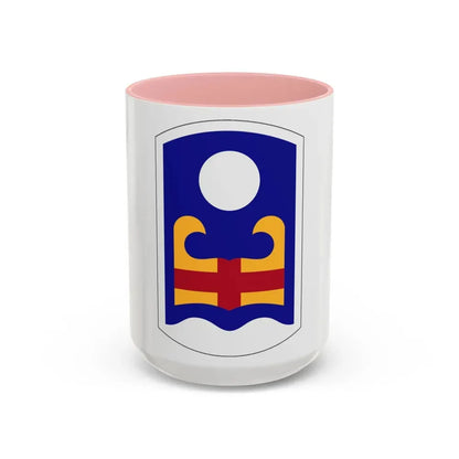 92 Military Police Brigade (U.S. Army) Accent Coffee Mug 15oz Pink - Go Mug Yourself