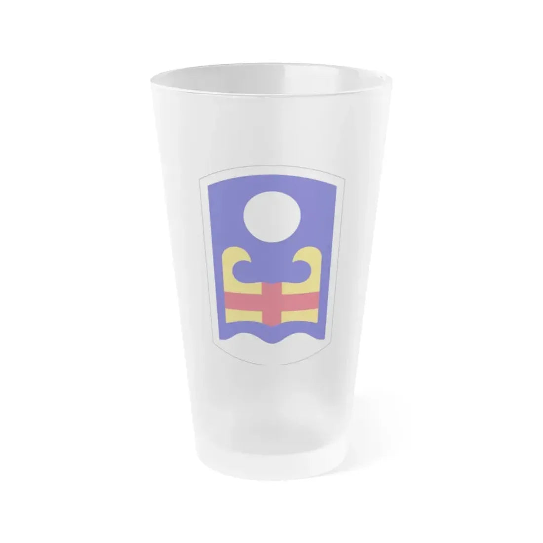 92 Military Police Brigade (U.S. Army) Frosted Pint Glass 16oz Default Title - Go Mug Yourself