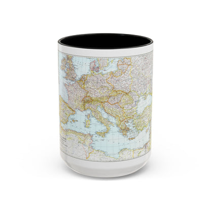 Europe, Central & Mediterranean Sept-1st (1939) (Map) Accent Coffee Mug