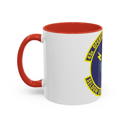 43d Operations Support Squadron (U.S. Air Force) Accent Coffee Mug