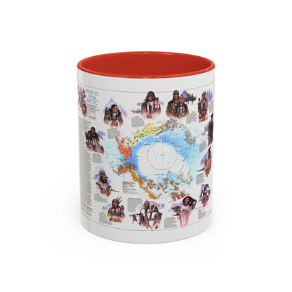 Arctic - Peoples of the (1983) (Map) Accent Coffee Mug