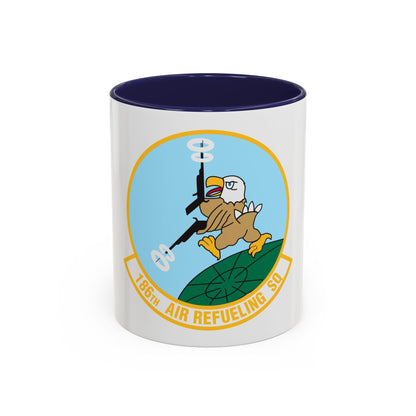 186 Air Refueling Squadron (U.S. Air Force) Accent Coffee Mug