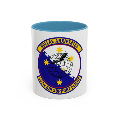 337 Air Support Flight PACAF (U.S. Air Force) Accent Coffee Mug