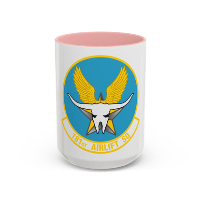 181 Airlift Squadron (U.S. Air Force) Accent Coffee Mug