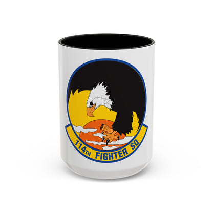 114 Fighter Squadron (U.S. Air Force) Accent Coffee Mug