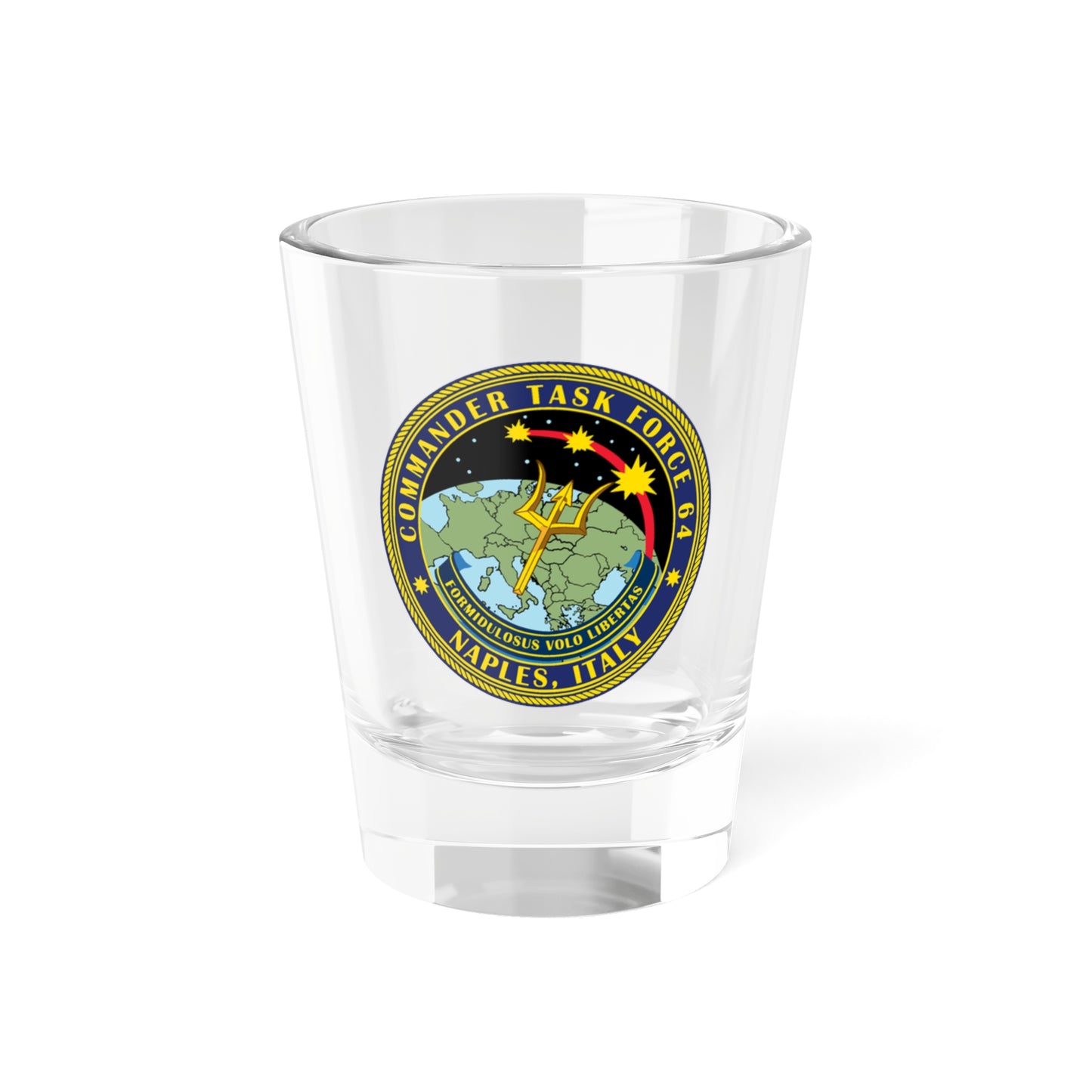 Commander Task Force 64 (U.S. Navy) Shot Glass 1.5oz