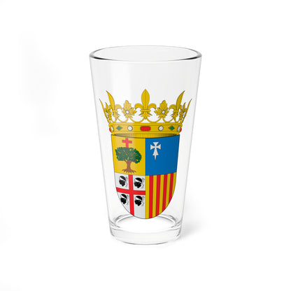 Escudo de Aragón (Spain) (Coat of Arms) Pint Glass 16oz