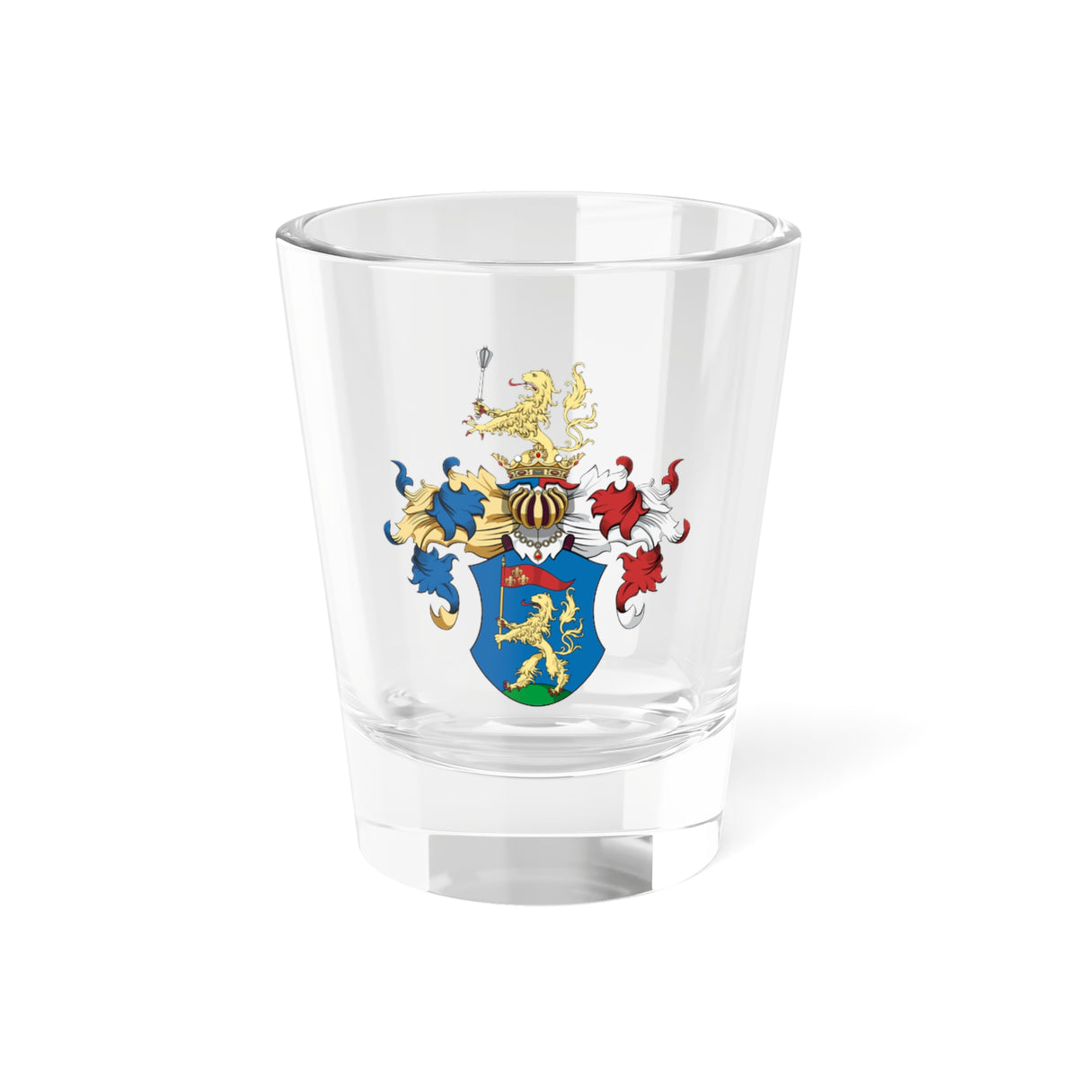 Coa Hungary Family Halasy Fekete (Hungary) (Coat of Arms) Shot Glass 1.5oz