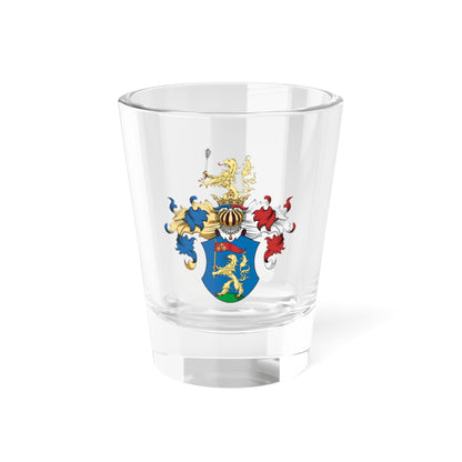 Coa Hungary Family Halasy Fekete (Hungary) (Coat of Arms) Shot Glass 1.5oz