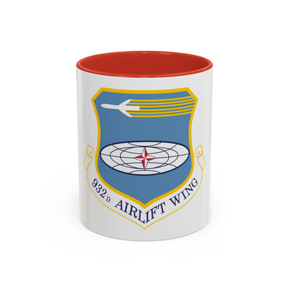 932 Airlift Wing AFRC (U.S. Air Force) Accent Coffee Mug