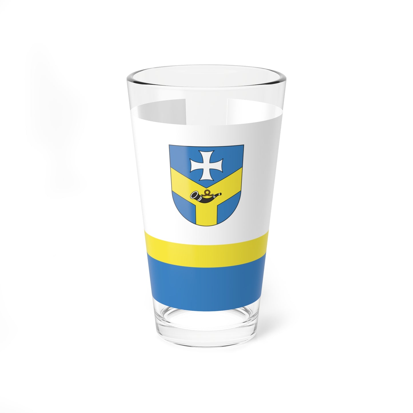 Baran city flag (Belarus) Pint Glass 16oz