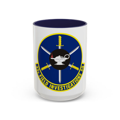 33d Field Investigations Squadron (U.S. Air Force) Accent Coffee Mug