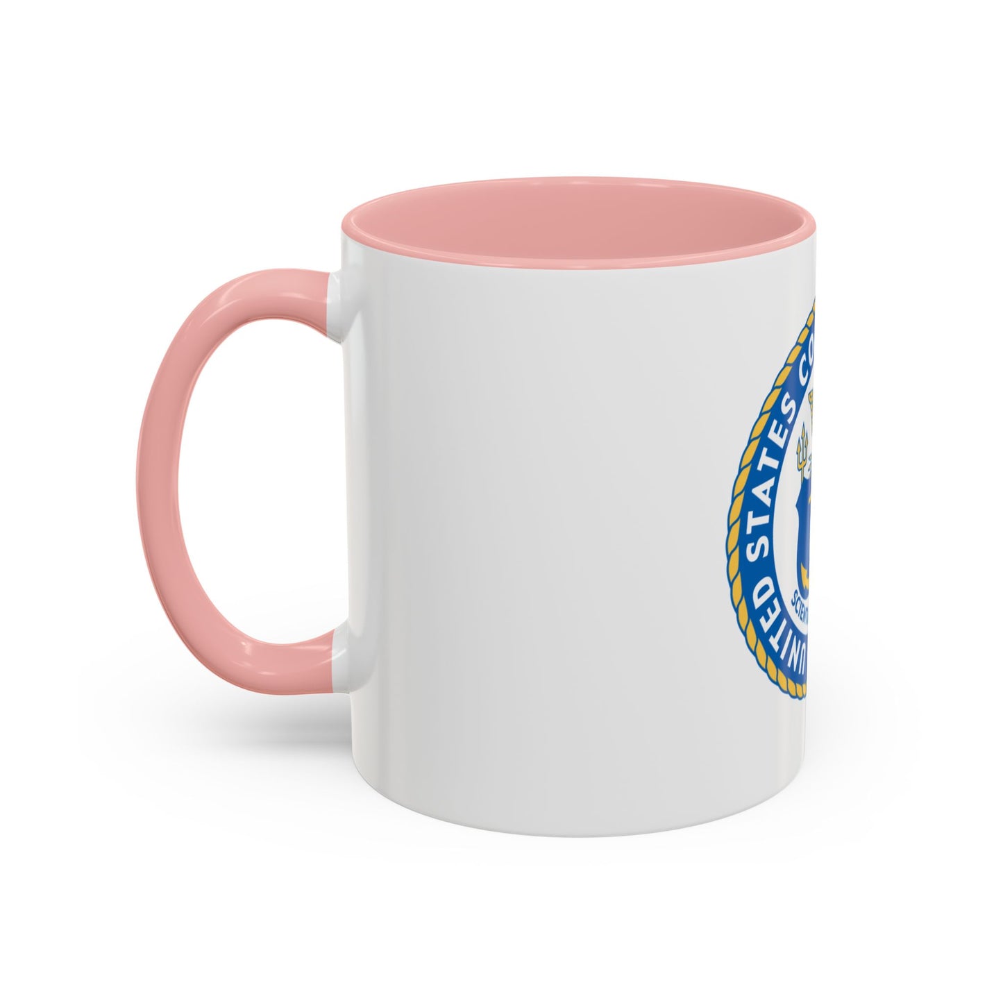 USCG Academy (U.S. Coast Guard) Accent Coffee Mug