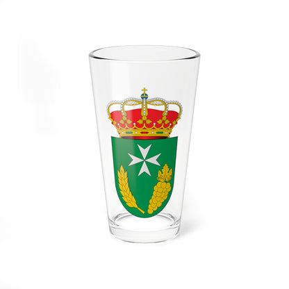 Escudo de Adalia Valladolid (Spain) (Coat of Arms) Pint Glass 16oz