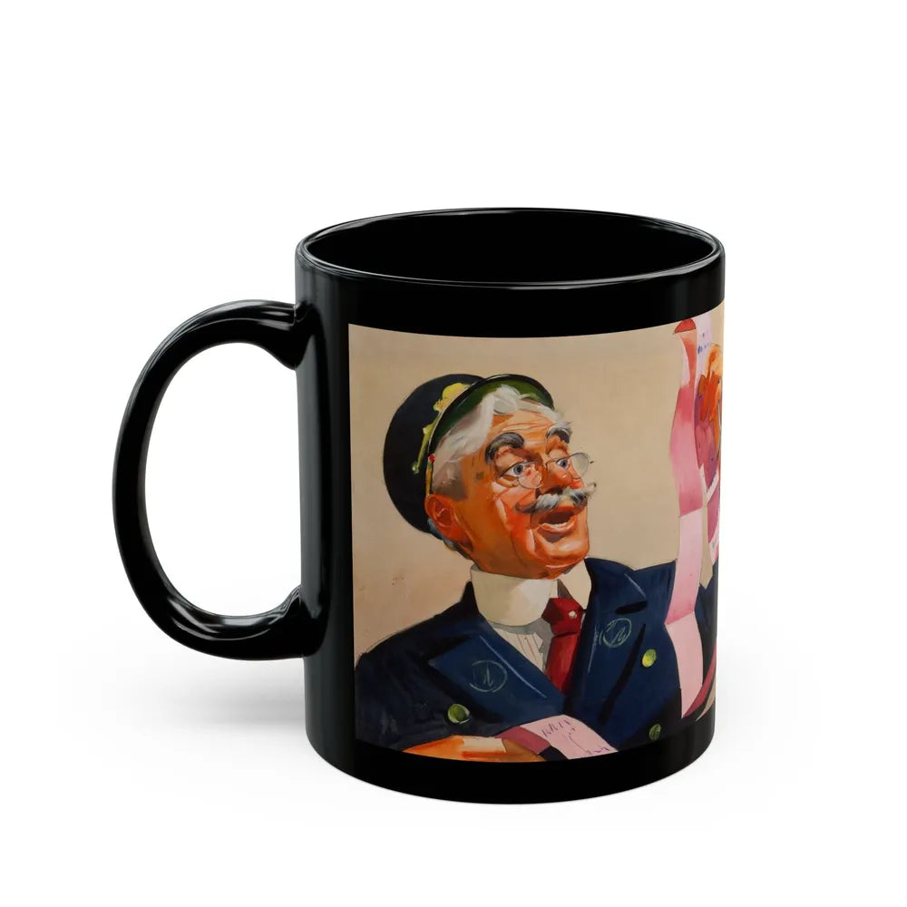 Essolene Motor Fuel advertisement - Black Coffee Mug-Go Mug Yourself