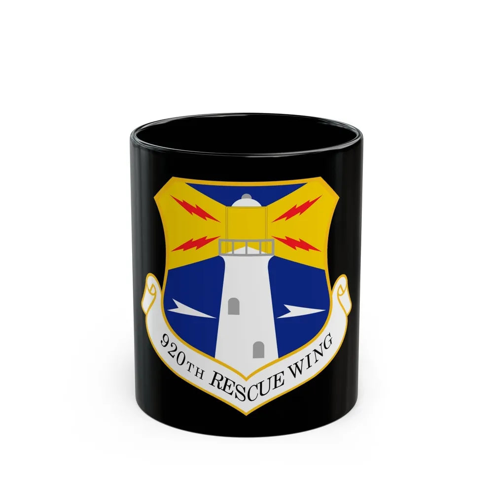 920th Rescue Wing (U.S. Air Force) Black Coffee Mug-11oz-Go Mug Yourself